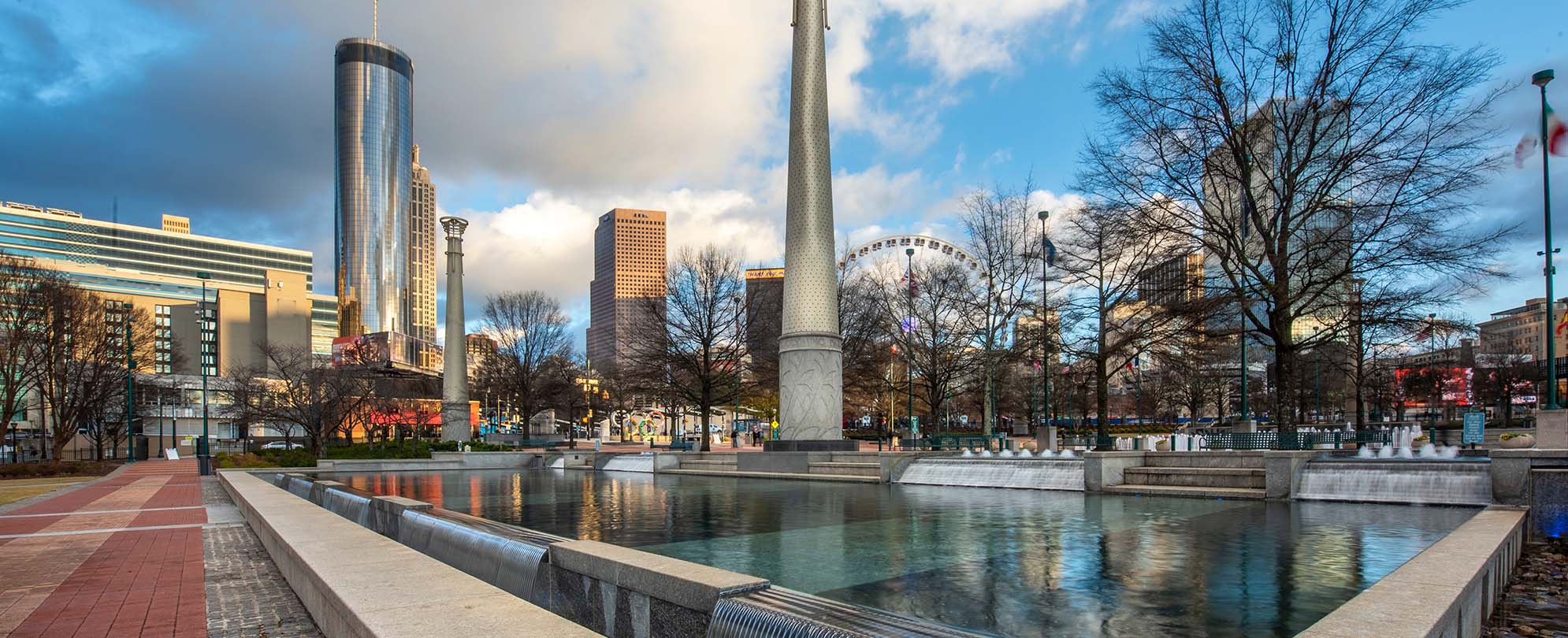 Centennial Olympic Park in Atlanta, GA. 